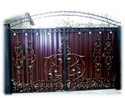 Метал. двери,  решетки,  ворота ,  оградки,  козырьки и др.  метал. констр